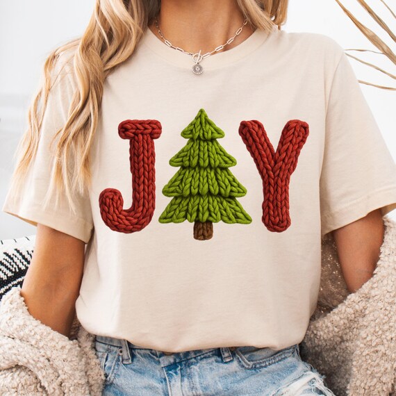 Christmas Joy Shirt, Festive Tee for Holiday Lovers, Tree T-Shirt Gift