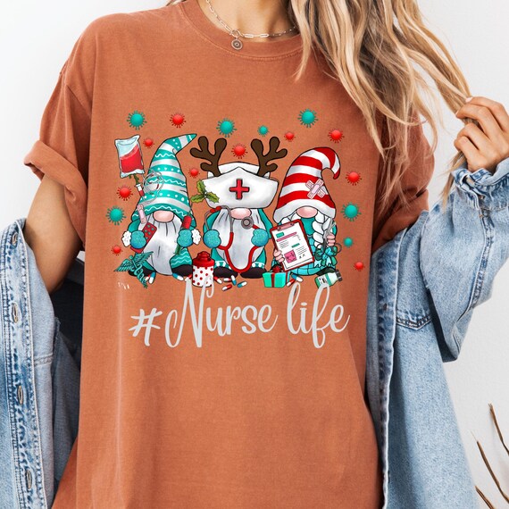 Festive Nursing Top for Graduates, Students, and Healthcare Professionals