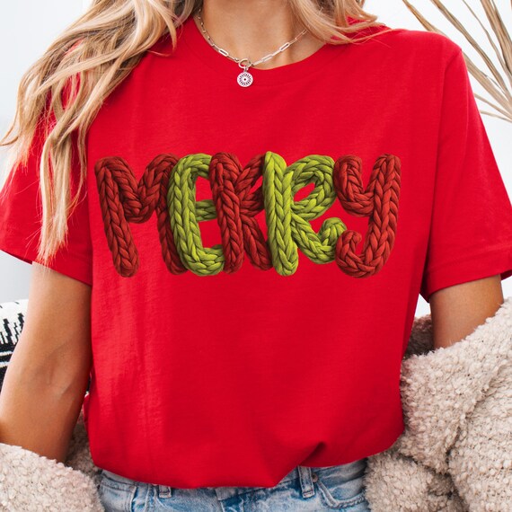 Merry Xmas Tee, Holiday Shirt for Celebrations