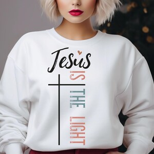 Jesus Is The Light Shirt: Christian Religious Gift
