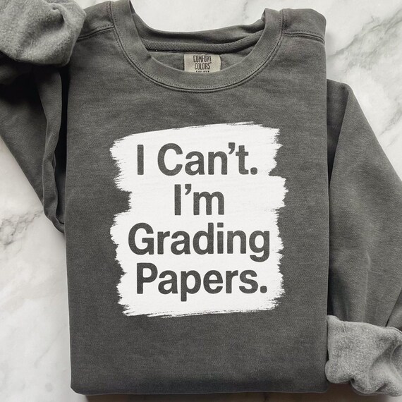 Funny Teacher Coffee Lover Sweatshirt, Comfort Color Sweatshirt for Coffee Loving Teacher, Teacher Gift Appreciation Back to School