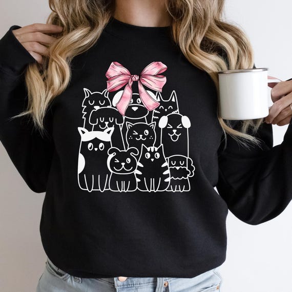 Dog Cat Mom Sweatshirt,Pet Sweatshirt Cute Cat Sweatshirt,Cat Mom Sweatshirt Gift For Cat Lover,Cat Lover Sweatshirt Gift For Dog or Cat Mom