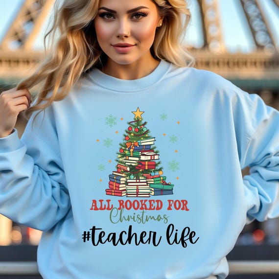 Teacher Life Books Shirt Teacher Life Books Gift ,Xmas Teacher Life Books Merry Christmas , Teacher Santa Books Shirt Coffee  Teacher  Shirt