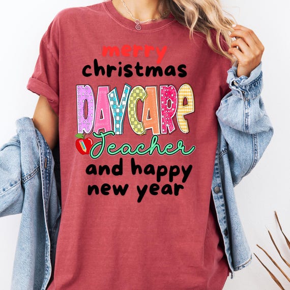 Christmas Teacher, Daycare Teacher Gift,Teacher Xmas Gift, Christmas Sweatshirt,Elementary Teacher, Preschool Teacher, Holiday Teacher Gift,