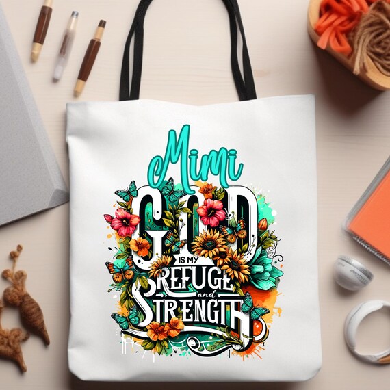 Christian Mimi Tote Religious Gift,Christian Tote Bag Religious Tote Bags,Christian Mimi  Gift  Bible Faith Tote Bag,Church Tote Bag for her