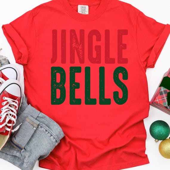 Christmas Jingle Bells Shirt for Holiday Lovers, Festive Tee Gift