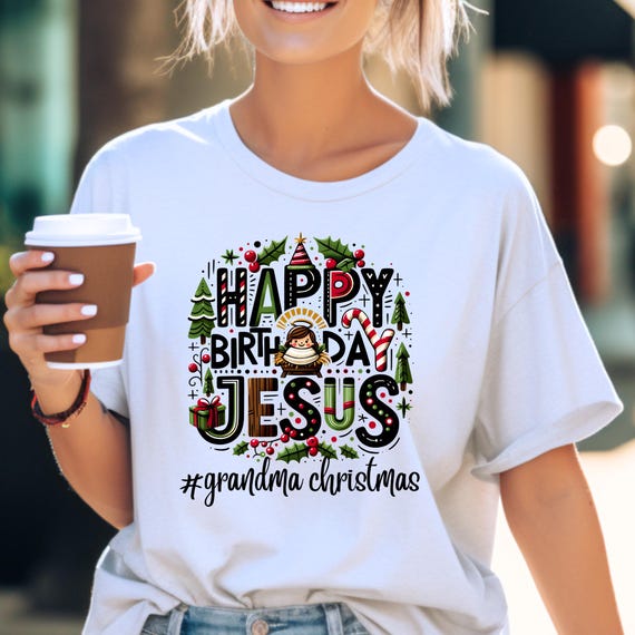 Happy Birthday Jesus, Christian Christmas, Jesus Birthday Shirt, Christian Shirt, Religious Christmas, Jesus  The Reason, Christmas Sweater,
