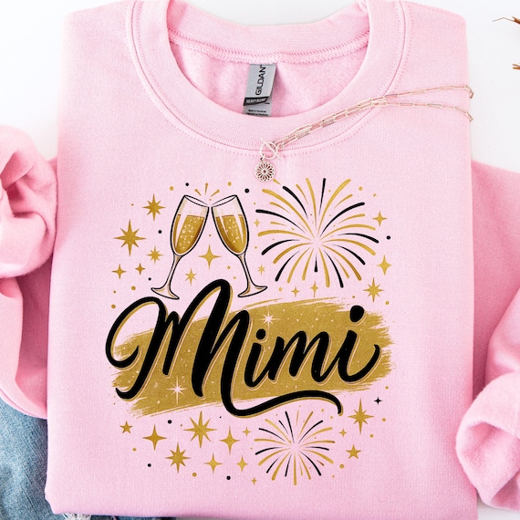 Mimi Celebration Shirt, Champagne shirt for Grandmas, Fireworks Shirt
