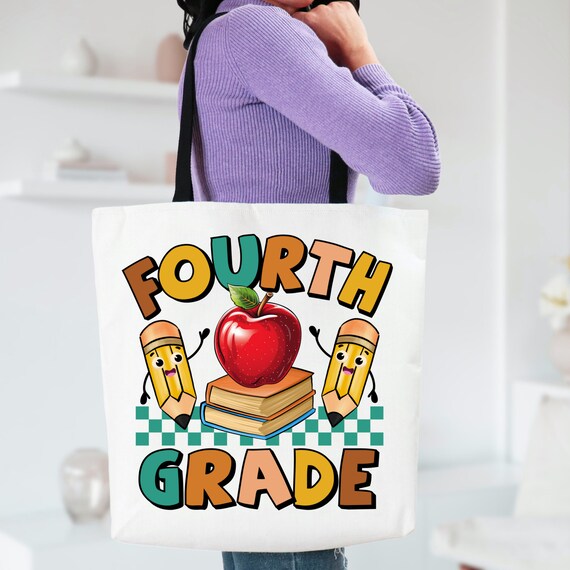 Back To School Teacher Tote Bags, Gift Homeschool Mom Library Tote Bag, Library Book Bag Canvas Tote Bag, Kids Tote Bag Home School Tote Bag
