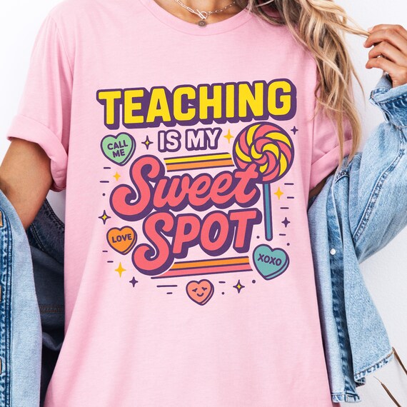 Valentines Teaching Shirt , Teacher Tee Gift for Educators