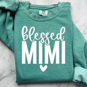 Blessed Mimi Shirt  Cute Floral Grandmother Tee, Gift for Mimi Proud Grandma Top, Family Love T-Shirt, Mimi birthday Mimi Apparel