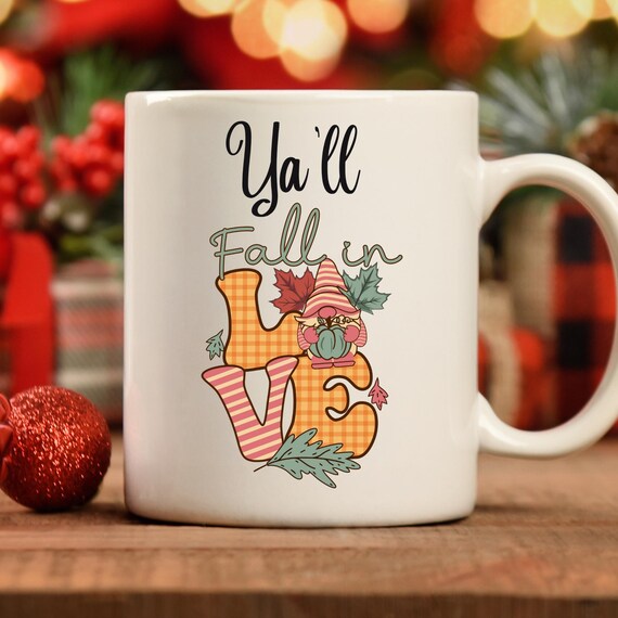 Gnome Fall  Mug Christmas Coffee Mug, Gnome Coffee Gift Coffee Lover Gift ,Fall Gift Mug Gift Coffee Mugs, Mug for Grandma Grandma Mug gift