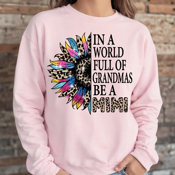 Mimi Sweatshirt Sunflower Sweatshirt,  Mimi Sweater Gift Sunflower Mimi Gift, Mimi Grandma Gift  New Grandma Gift, Sunflower Mimi Shirt Gift