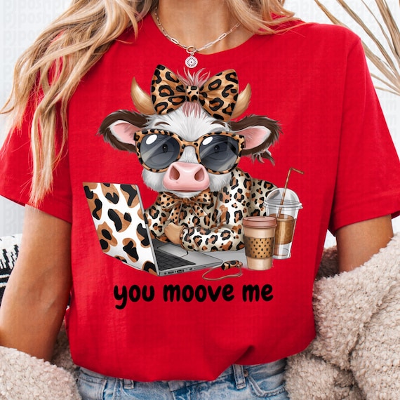 Leopard Cow Lover T-Shirt, Funny Cow Enthusiast Gift
