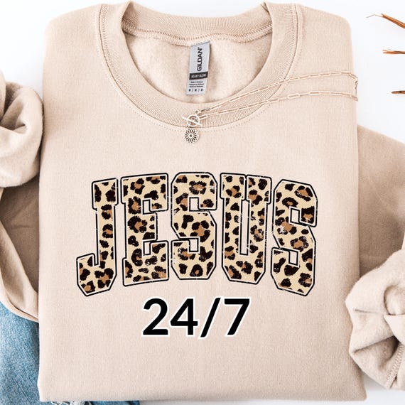 Christian Faith Shirt, Jesus 24/7 shirt for Believers, Spiritual Gift