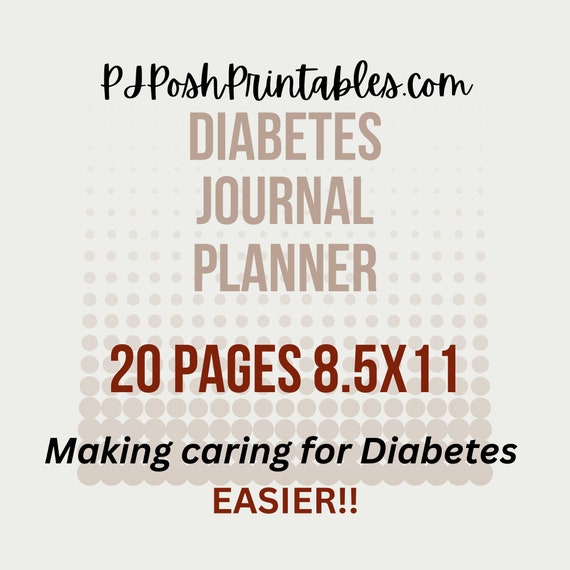 Diabetes Planner Blood Sugar Tracker Diabetic Tracker, Diabetes Journal Diabetes Printable,Medical Planner