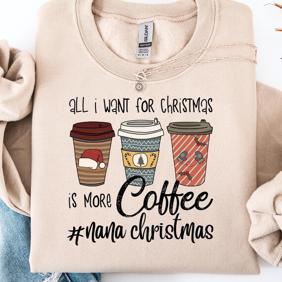 Nana Coffee Lover Sweatshirt: Cozy Cotton-Blend Grandma Gift