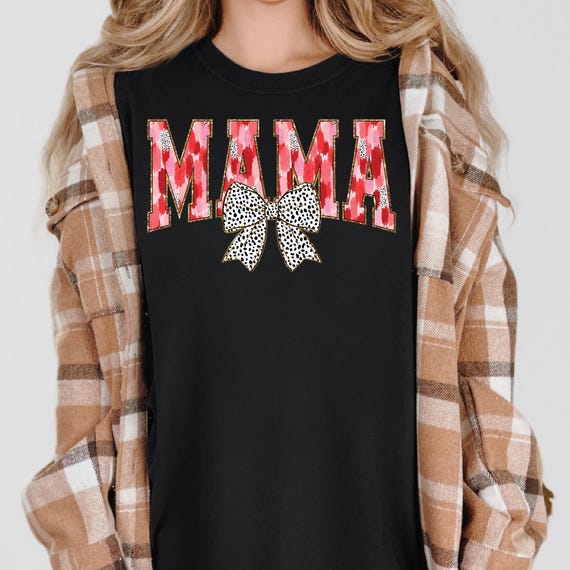 Coquette Bow Shirt: Trendy Mom Life Tee