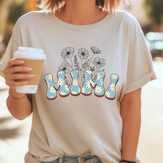 Wildflower Mimi Tee, Gift for Mimi, Mimi Life T-shirt,  Mimi Club Shirt, Rockin' Mimi Gift Shirt Mimi Jersey Short Sleeve Tee,