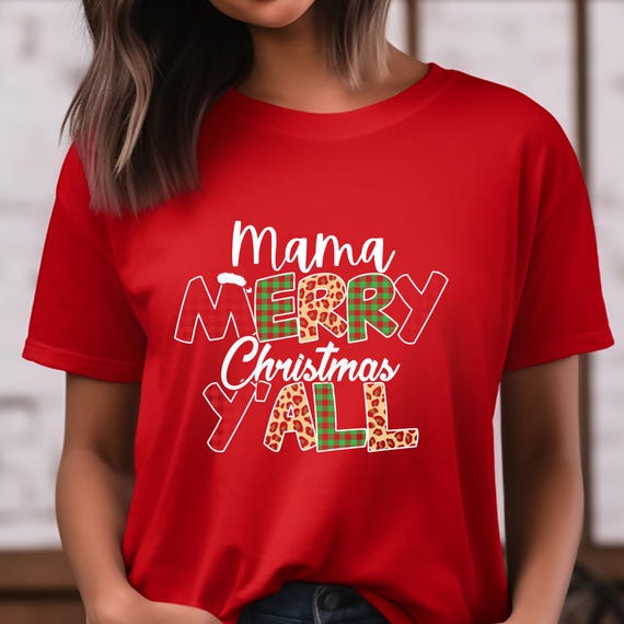 Mama Christmas Gift For Mama,  Mama Xmas Shirt Xmas Mama Gift,Xmas Granny shirt Mama Coffee Christmas, T shirt Mama Xmas  Mama Christmas