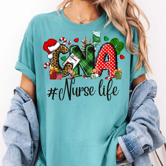 Xmas CNA Top RN Graduate Nurse Gift Nursing Student Apparel