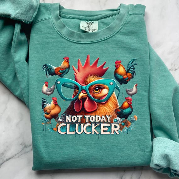 Funny Chicken Lover Sweatshirt, Custom Color cozy pullover, Perfect for chicken fans, Gift for all chicken lovers