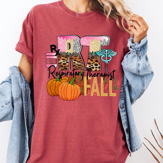 Comfort Colors Respiratory Therapist Fall Shirt: Therapy Gift