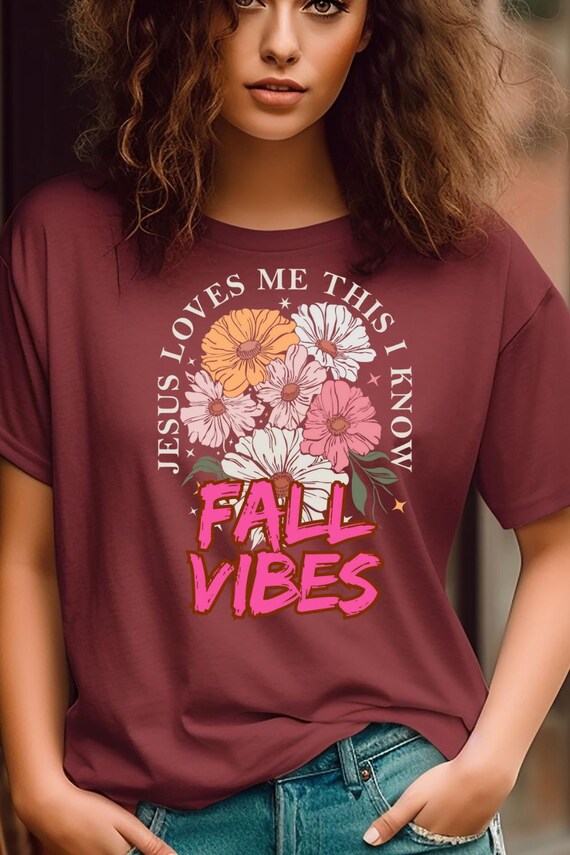 Christian Mom Fall Floral Tee, Preppy Religious T-Shirt Gift,  Thanksgiving, Christmas, Religious Fall Top