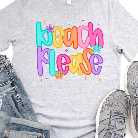 Beach Lover Retro Daisy Tee, Unisex Jersey Short Sleeve T-Shirt for Vacation or Trip , Gift for 90s Daisy Lover Beach Vacation Tshirt