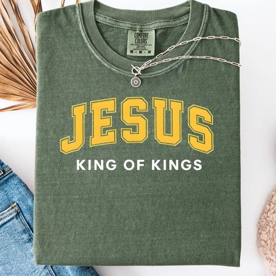 Jesus Religious Comfort Color Tee, Christian Mom Gift or Unisex Shirt, Christian Friend T-shirt Comfort Color Tee, Religious T-shirt