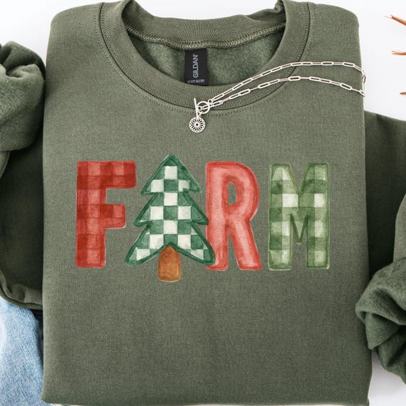 Vintage Country Farm Christmas sweatshirt | Farmhouse Holiday Sweatshirt