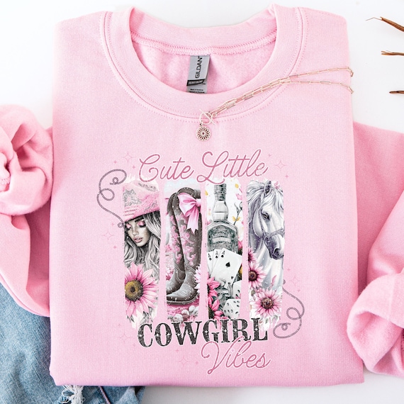 Cowgirl Vibes Shirt for Western Lovers, Cute Little Cowgirl Top, Gift for Horse Enthusiasts, Country Girl Shirt, Rodeo Lover shirt