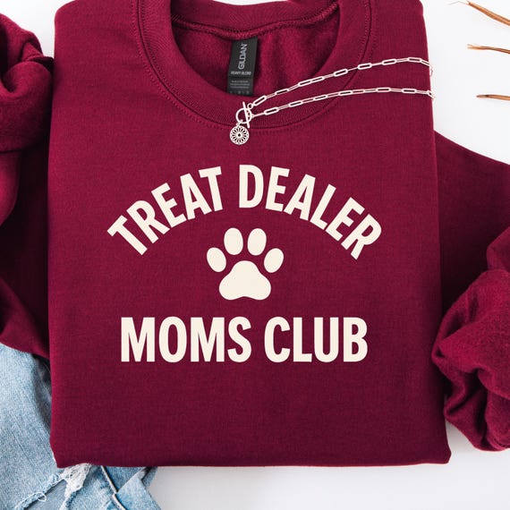 Dog Mom Shirt for Treat Dealer, Moms Club Tee, Gift for Dog Lovers, Pet Parent T-Shirt, Funny Dog Mom Tee, Treat Dealer Shirt