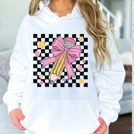 Coquette Teacher Tee Cute Teacher Gift,Coquette Bow Shirt Teacher Appreciation,Back To School Shirt Teacher Hoodie,Teacher Bow Shirt for her