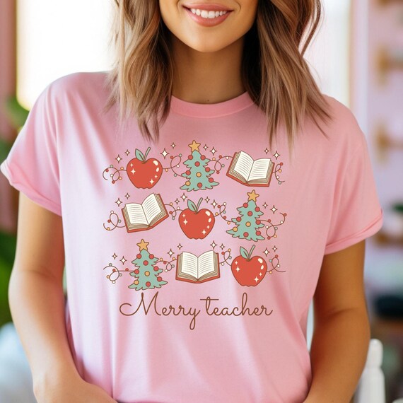 Teacher Xmas Shirt Teacher Merry Xmas ,Xmas Teacher Shirt Merry Christmas Tee, Teacher Santa Shirt Xmas Coffee Teacher, Teacher Holiday Tee