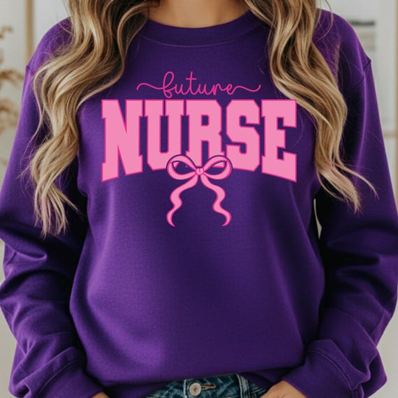 Preppy Student Nurse Shirt for Healthcare Heroes, Nurse Appreciation sweatshirt, Gift for School Nurses