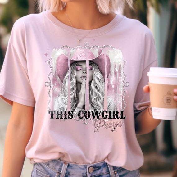 Coquette cowgirl tee, Western Tee for Country Lovers, Rodeo Gift, Country Girl T-Shirt, Cowgirl Tee, Western Shirt for Women,Religious shirt
