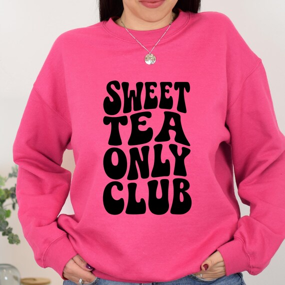 Country Only Club Sweatshirt, Sweet Tea Lover Gift Southern Style Sweater, Country Life Top, Crewneck Ranch Apparel