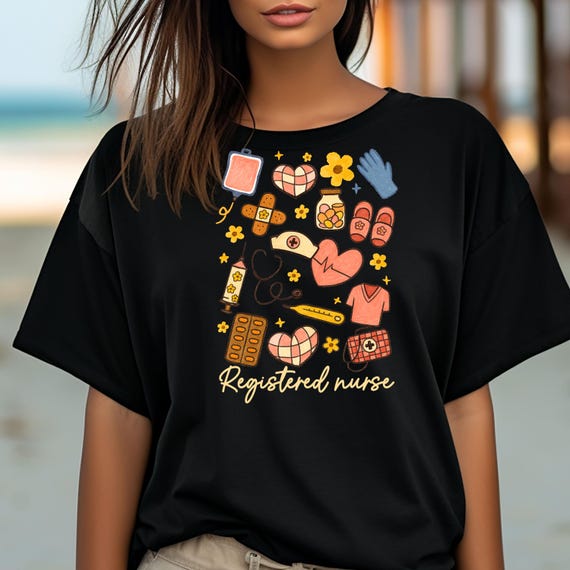 Registered Nurse Shirt for Healthcare Workers, Nursing Tee, Gift for Nurses, Medical Professional T-Shirt, RN Appreciation Tee