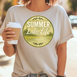 Lake Lover T Shirt, Soft Cotton Casual Tee, Perfect for Lake Days and Outdoor Fun, Gift for Lake Lover Group