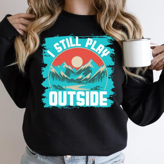 Nature Lover Hiking Sweatshirt, Gift for Nature Lovers, Unisex Crewneck Jumper, Outdoor Adventure Apparel, Hikers Top