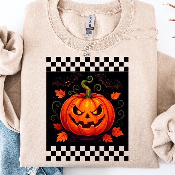 Halloween Pumpkin Shirt, Spooky Tee for Fall Lovers, Jack-o'-Lantern Gift, Halloween T-Shirt, Scary Pumpkin Tee for Festive Season