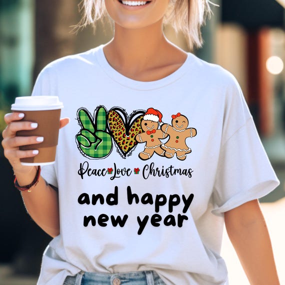 Peace Love New Year, Cheers To New Year, Happy New Year Shirt, Hello New Year Shirt, Xmas Gift, New Year Crew Shirt, Xmas Shirt,