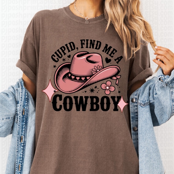 Cowboy Lover T-Shirt, Western Graphic Tee, Rodeo Gift