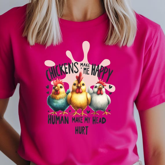 Funny Chicken Shirt  Chicken Lady Shirt,Chicken Lover Shirt Chicken Lover Gift,Cute Chicken Shirt Funny Farm Shirt,Funny Chicken Tee Chicken