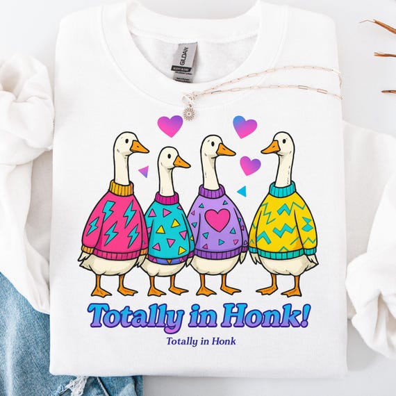 Goose Lover Shirt for Friend Valentine, Totally in Honk Shirt for Galentines gift