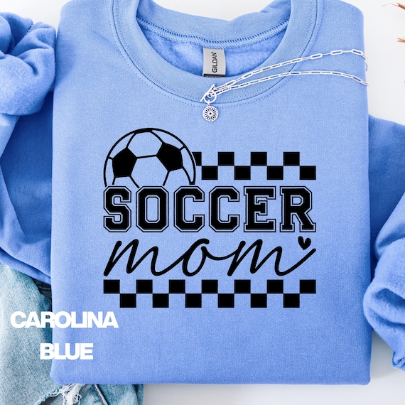 Soccer Mom Sweatshirt: Cozy Cotton-Blend Sports Gift