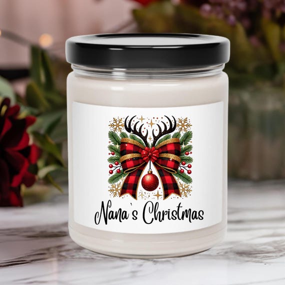 Nana Scented Candle for Her, Christmas Gift, Soy Candle,Decorative Candle, Homeware, Aromatherapy Candle