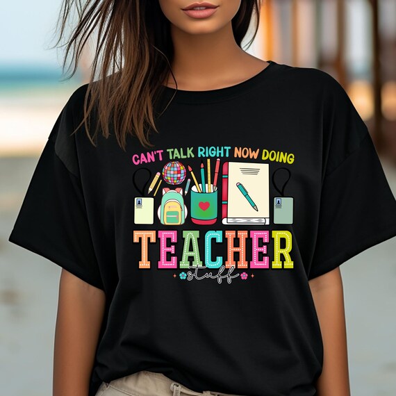Teacher Elementary First Day Of School ,Retro Teacher Shirt Back To School gift , Book Lover Teacher Teacher Appreciation,  New Teacher Gift