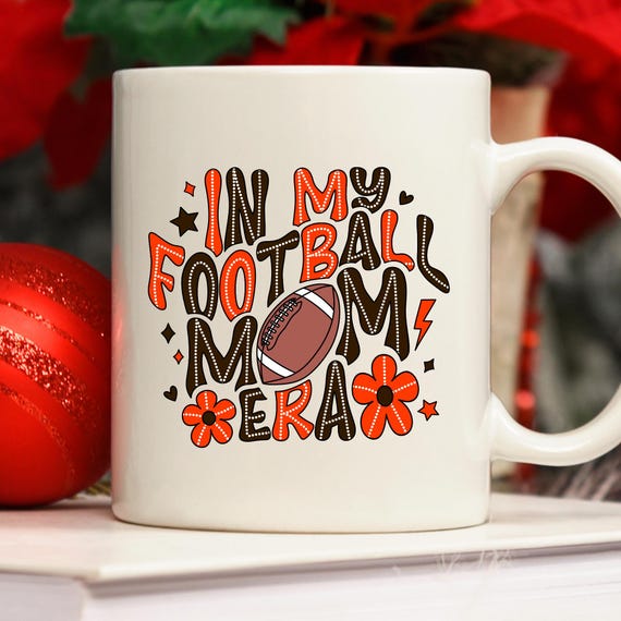 Football Mama Mug Girly Football Mug ,Football Mom Gift Game Day Mug, Mug Football Mom, Football Mom Mug, Football Mama Mug